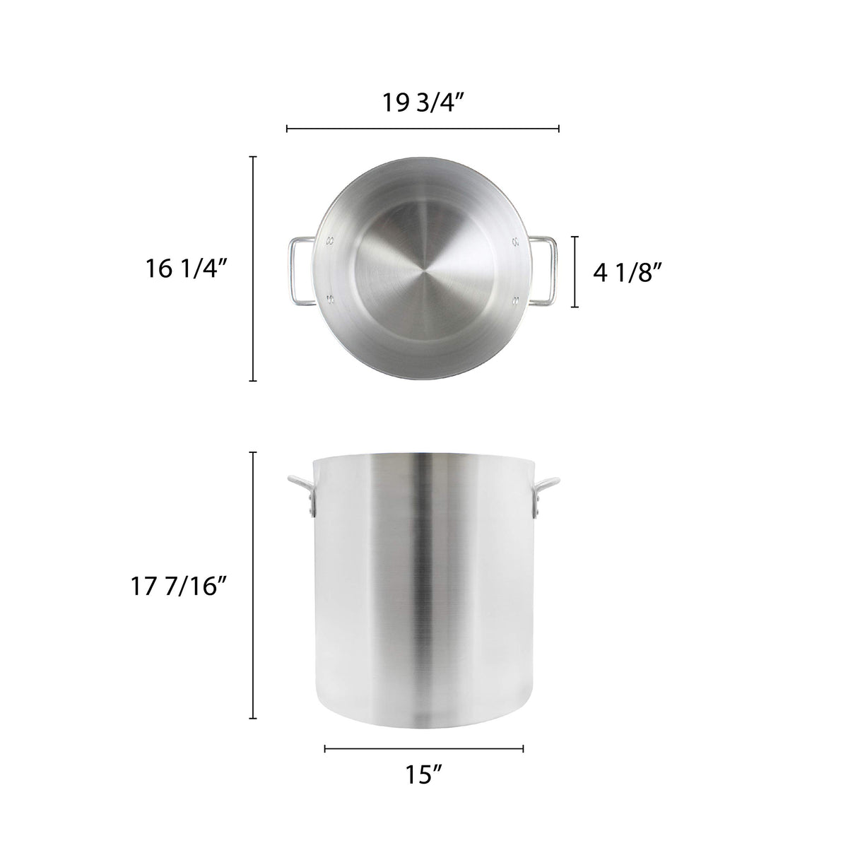 60 Quart Aluminum Stock Pot H787761