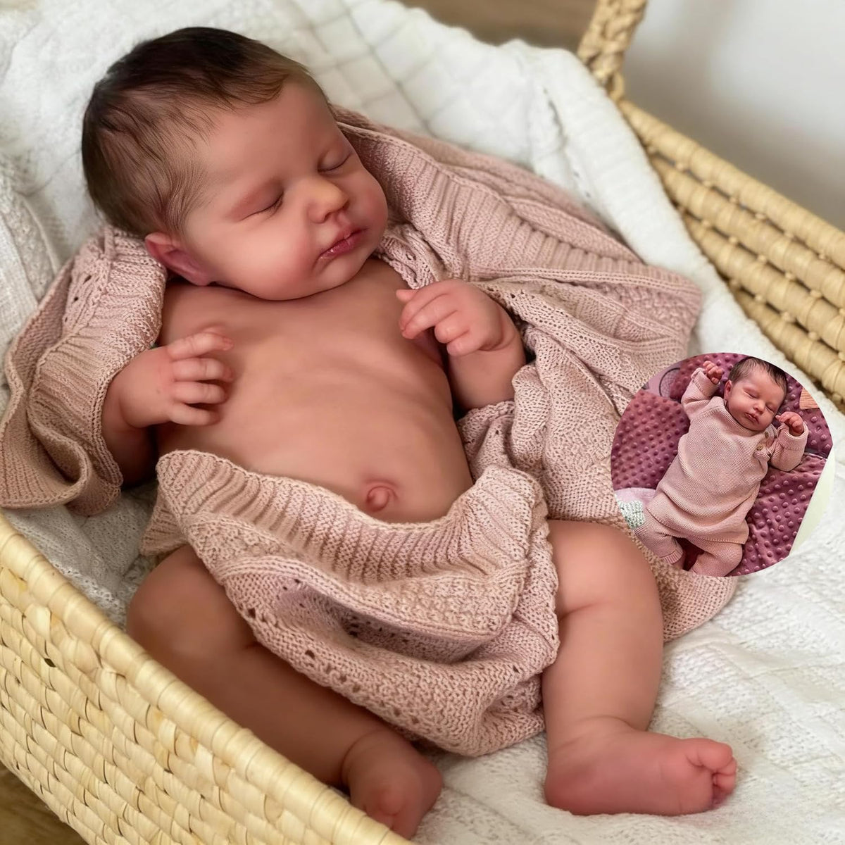 20 in Realistic Reborn Baby Dolls with Accessories I4104