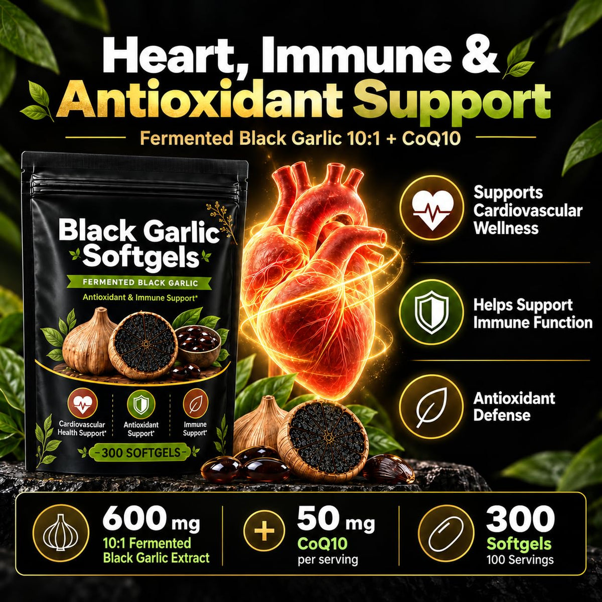 Black Garlic Softgels D535310