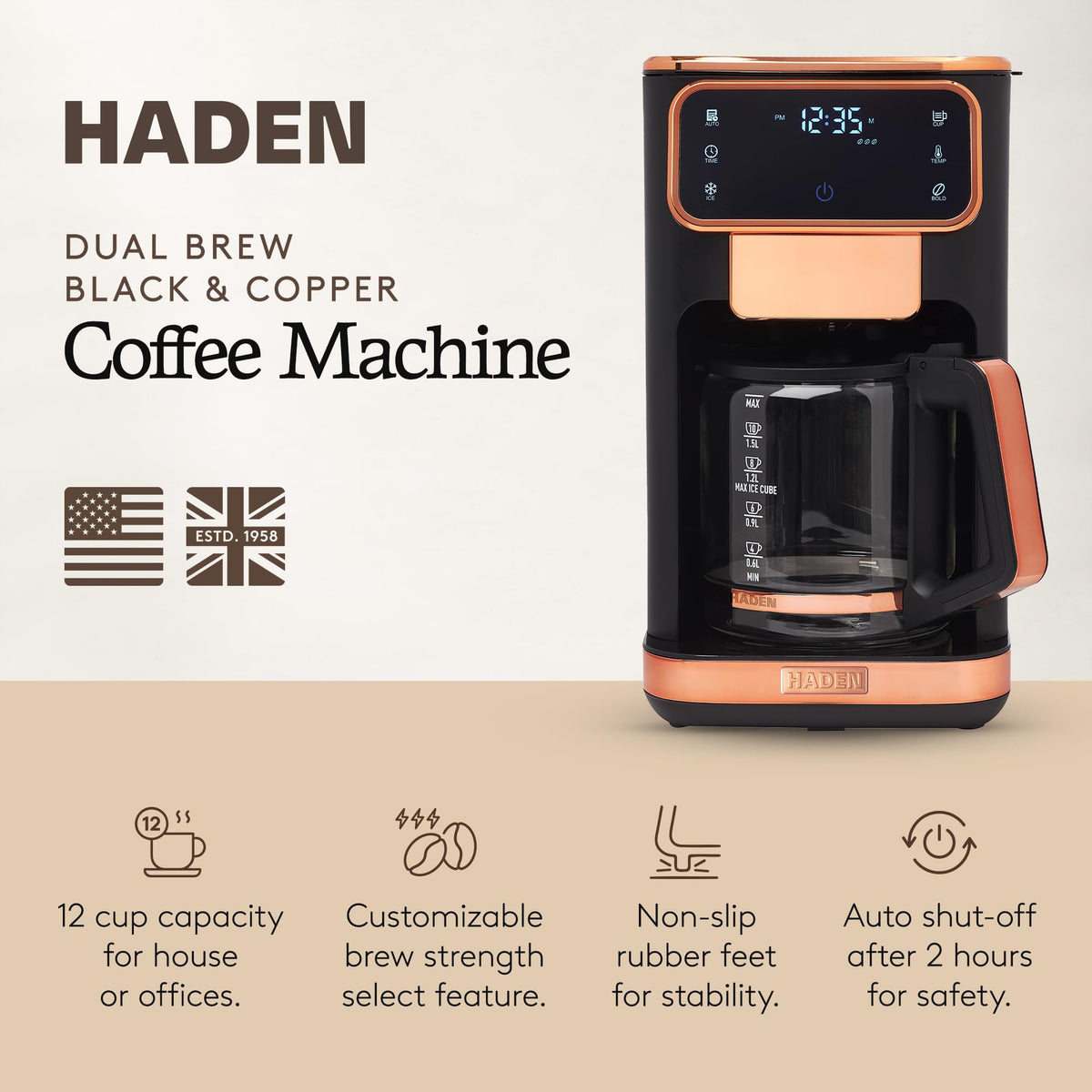 12 Cup Programmable Coffee Maker K416
