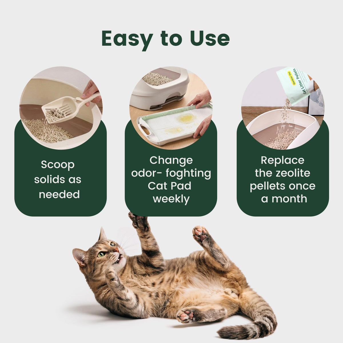 Zeolite Cat Litter Pellets 12 Lbs M593441