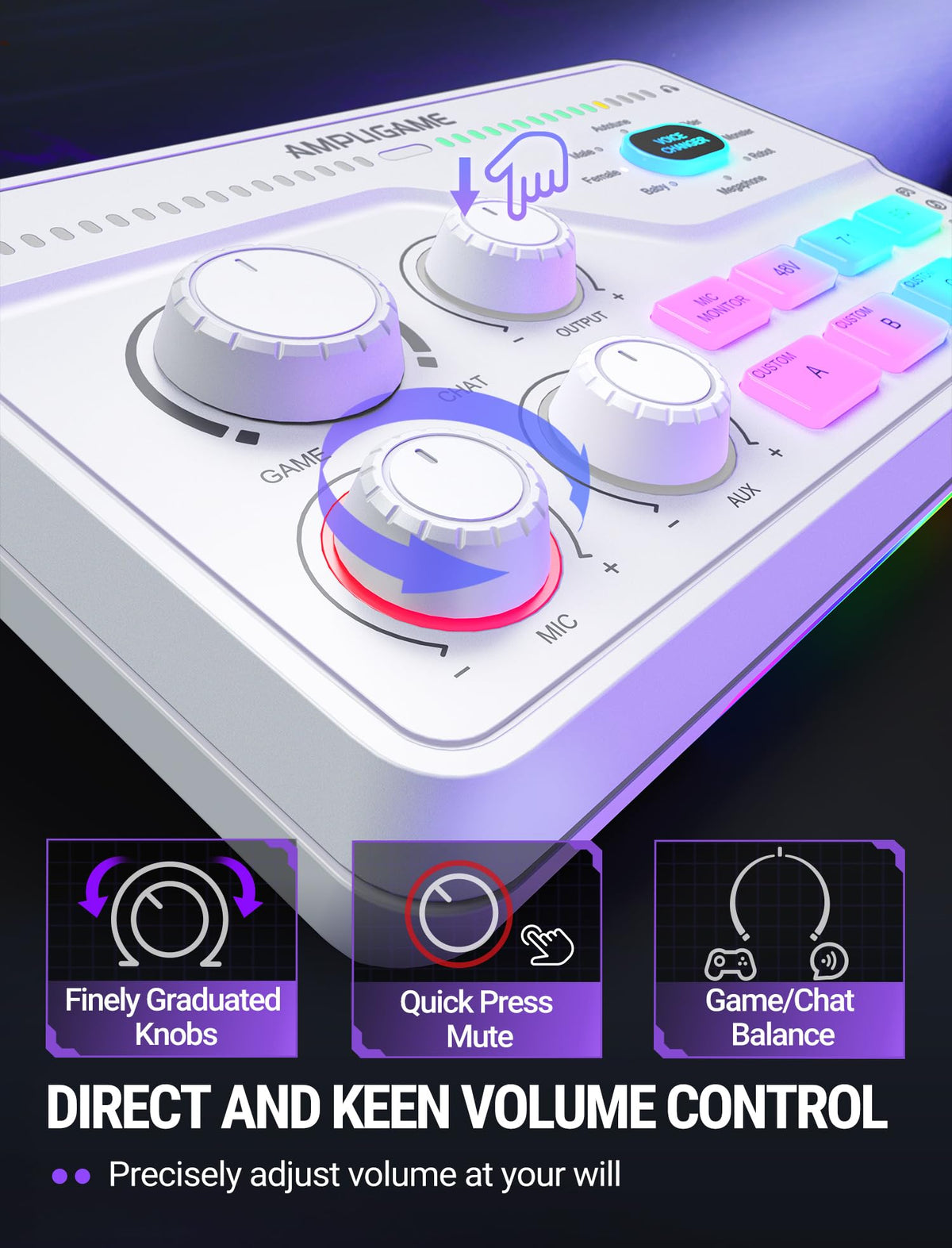 XLR Podcast Dynamic Mic with Audio Mixer C413