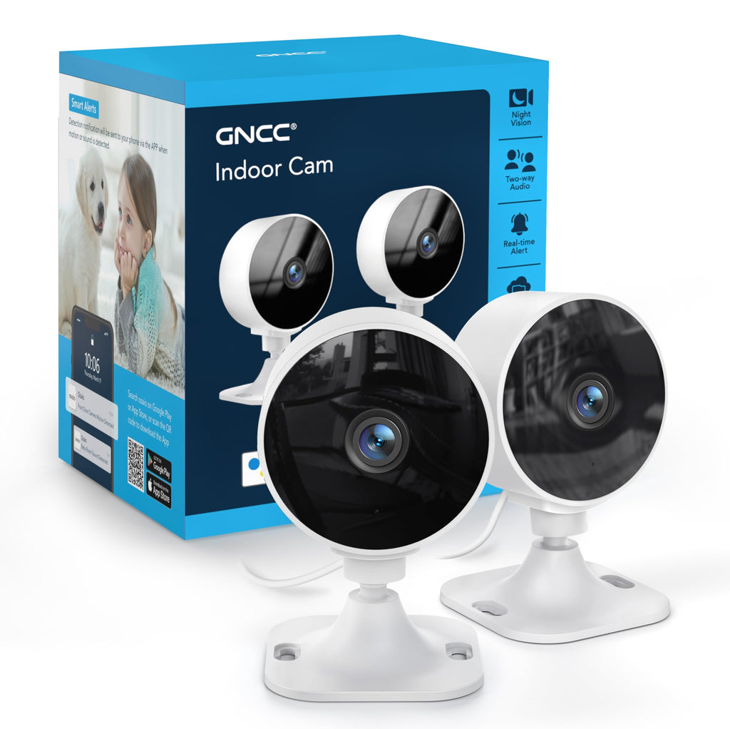 2.4GHz Indoor Security Camera 1080P 2-Pack H701205