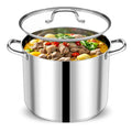 20 QT Stainless Steel Stock Pot with Lid G4225