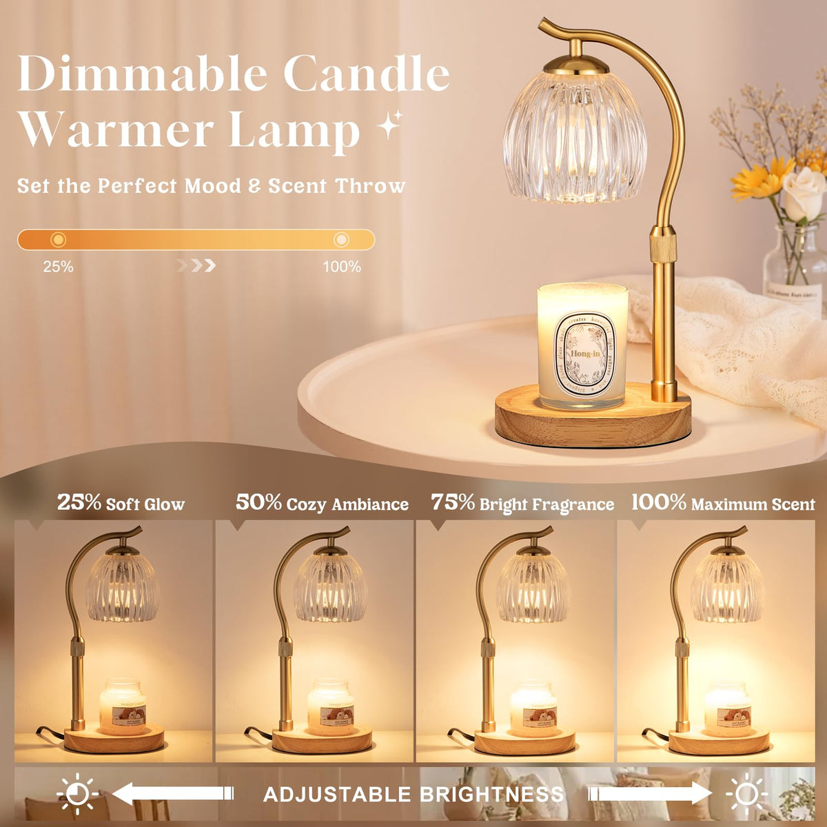 Candle Warmer Lamp with 2 Bulbs W429