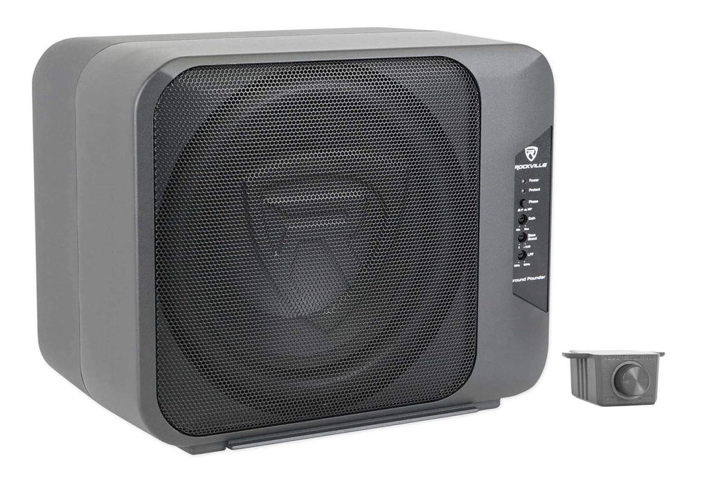 Dual 10.5" Powered Car Subwoofer J7382