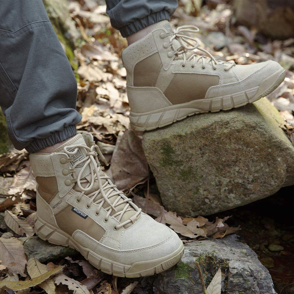 Men's 6 Inches Lightweight Waterproof Suede Leather Work Boots L770
