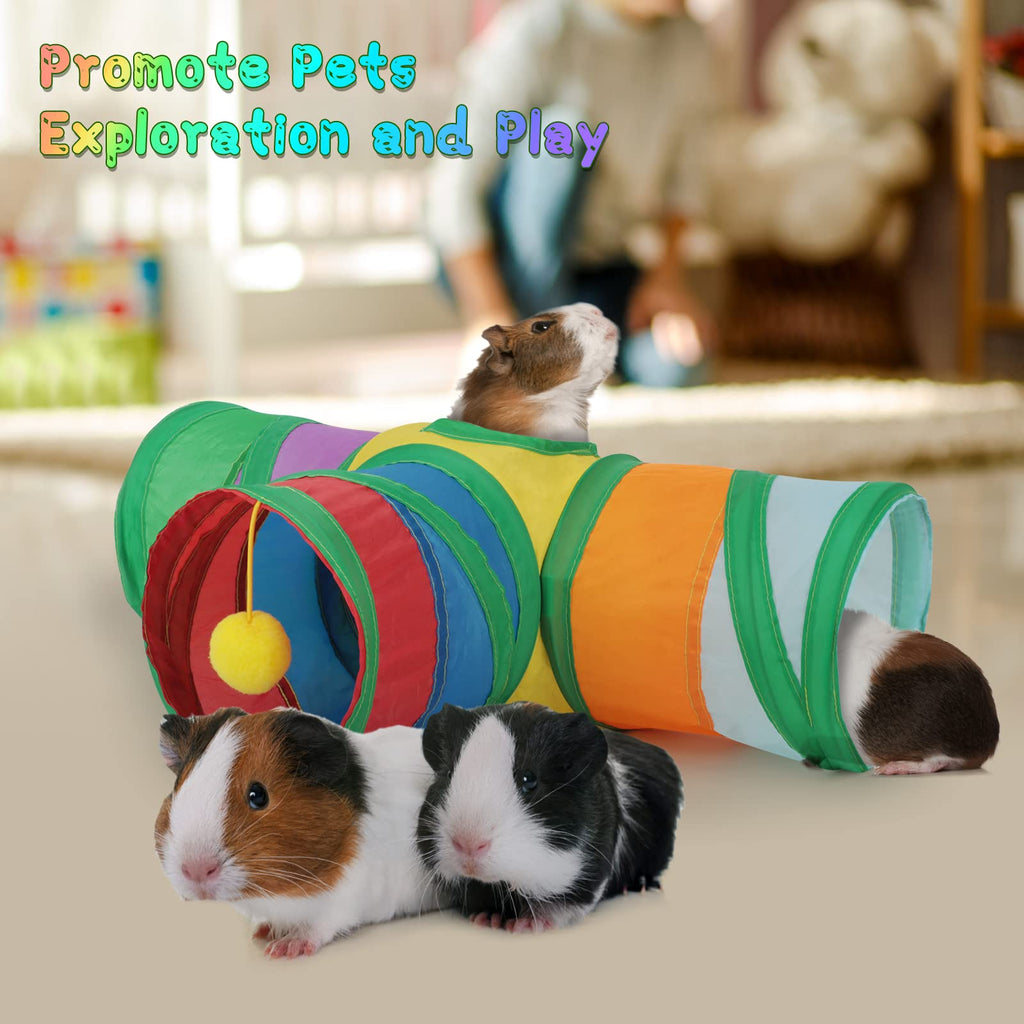 Guinea Pig Tunnels & Tubes Collapsible Small Animal Hideout G616284