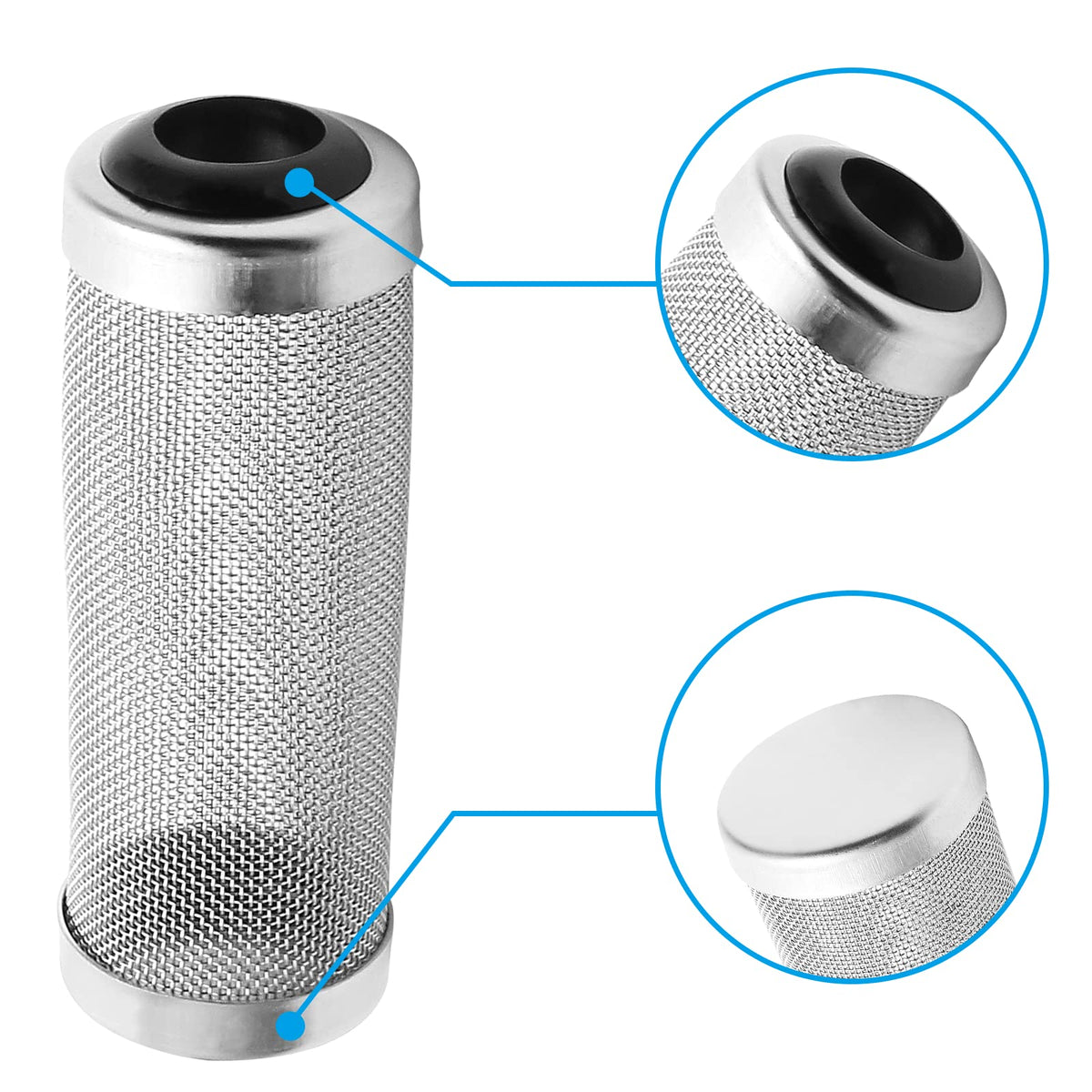 Stainless Steel Aquarium Filter Intake Cover 12mm F510589