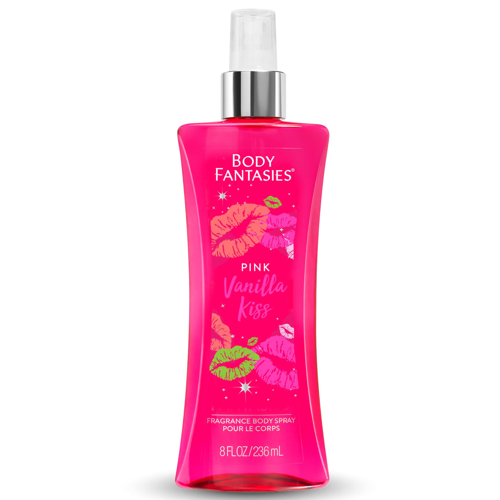 Cotton Candy Pink Vanilla Body Spray 8 Fluid Ounce 2-Pack V57663