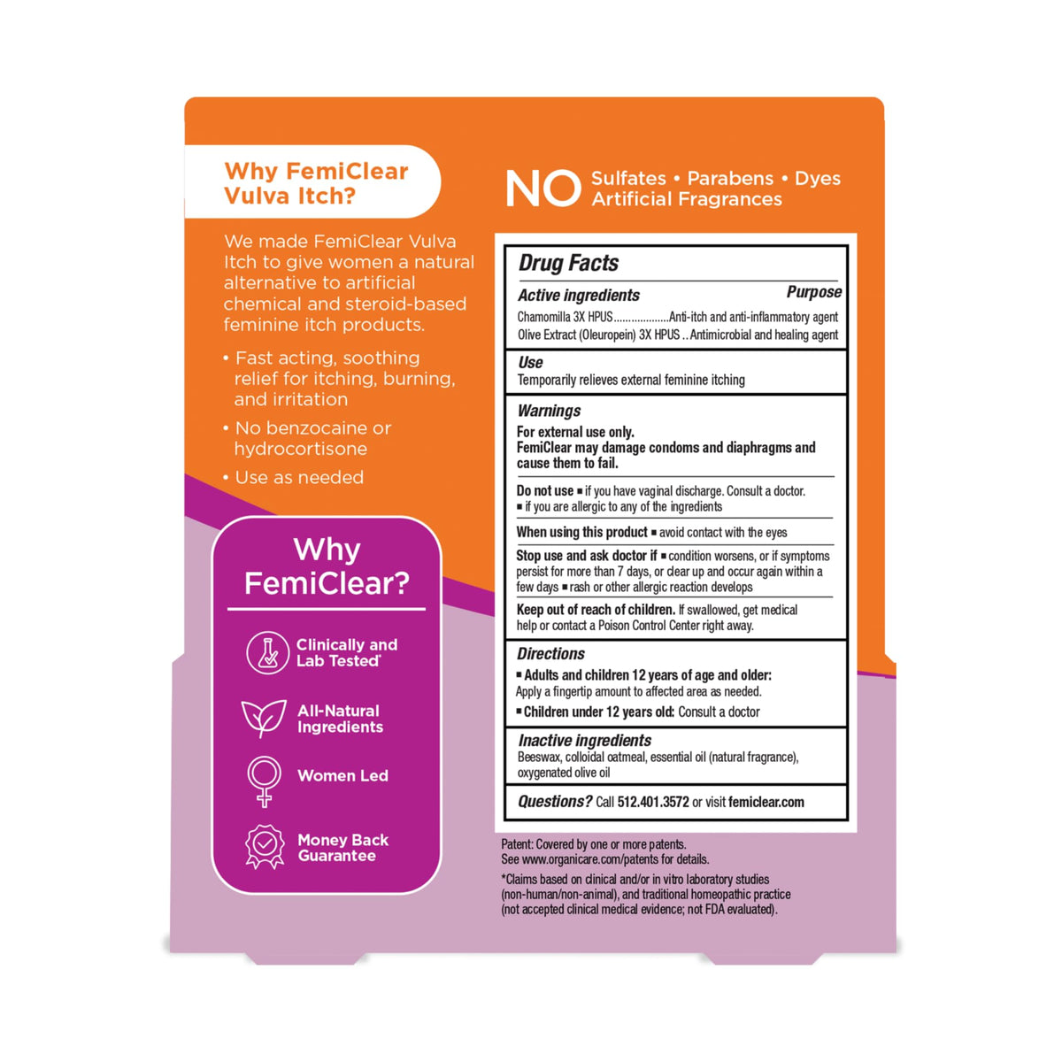 Vulva Itch Relief Ointment 0.5 Oz J789