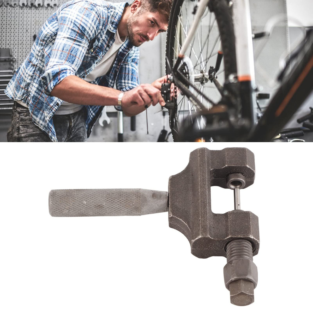 Chain Breaker Tool for 420-530 Roller Chains, 2 PCS T807158