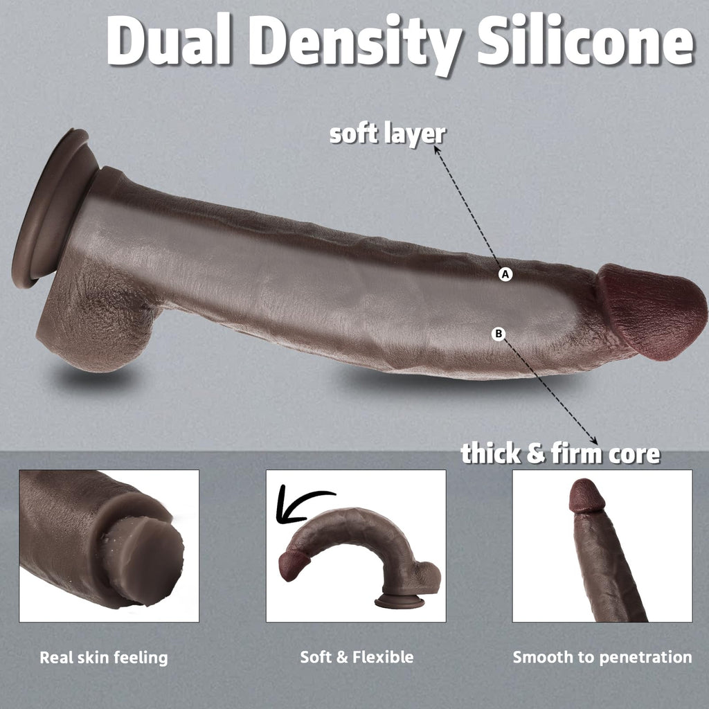 12" Thick Dildo & 8" Dildo F3703