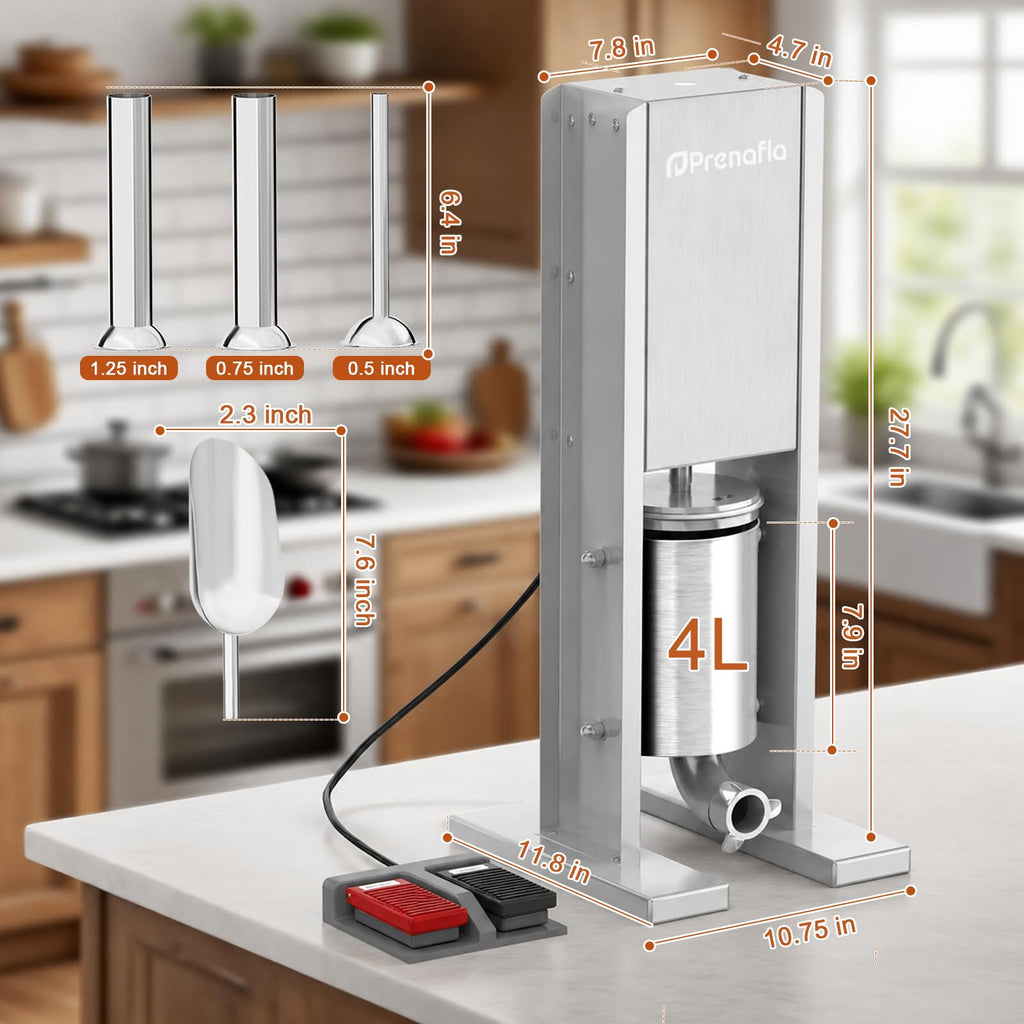 8 LB Vertical Electric Sausage Stuffer K720104