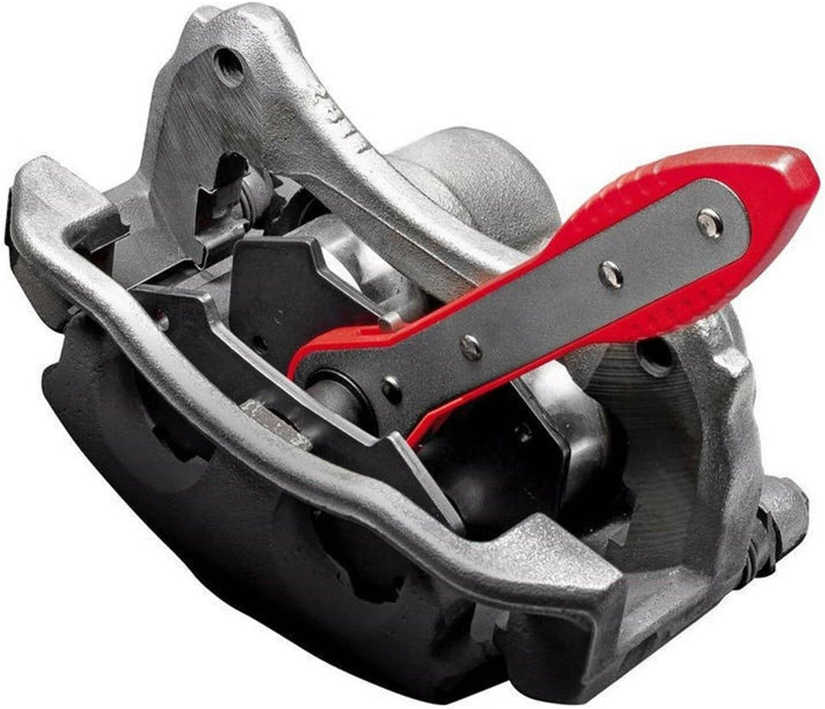 Brake Caliper Press Tool with 2 Caliper Hooks 2 Steel Plates and Gloves X1975