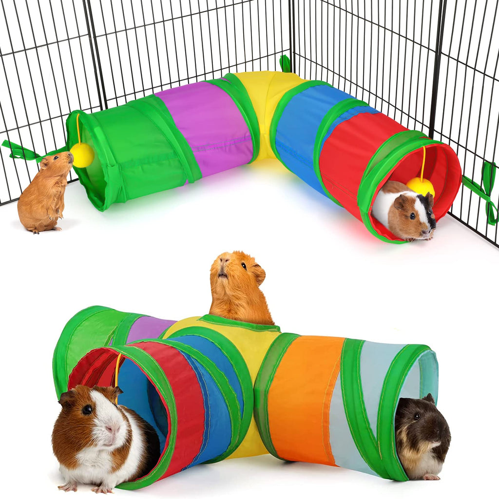 Guinea Pig Tunnels & Tubes Collapsible Small Animal Hideout G616284