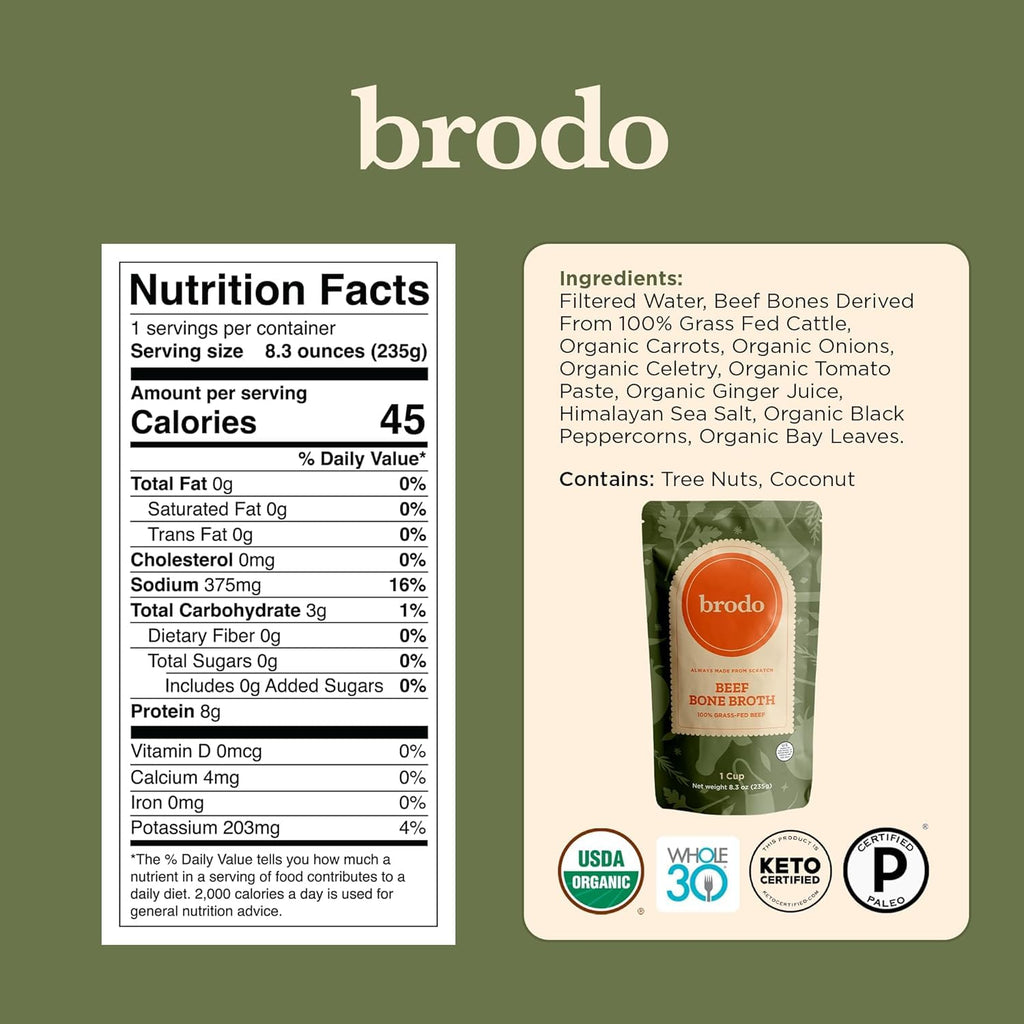 Grass-Fed Beef Bone Broth 8.3 oz Z27384