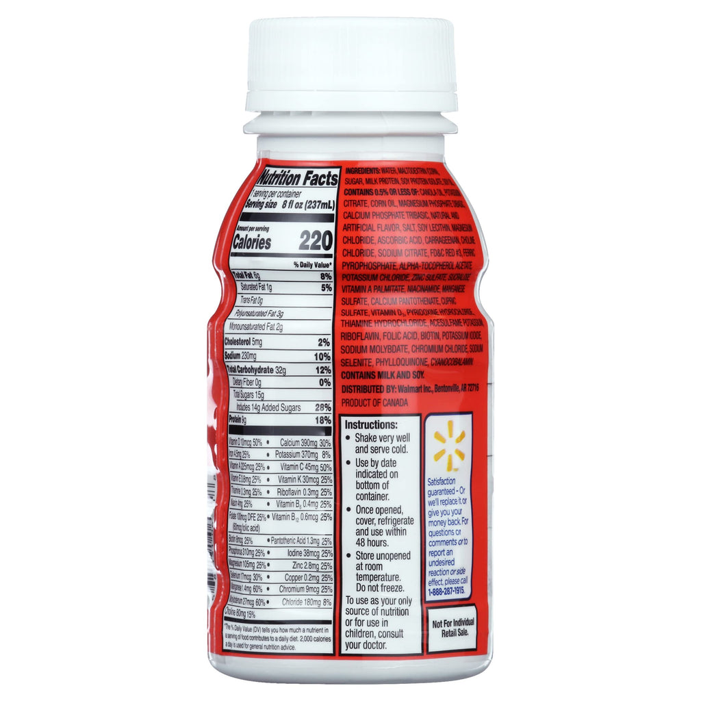 Strawberry Nutritional Shake 8 fl oz 24 Count I45287