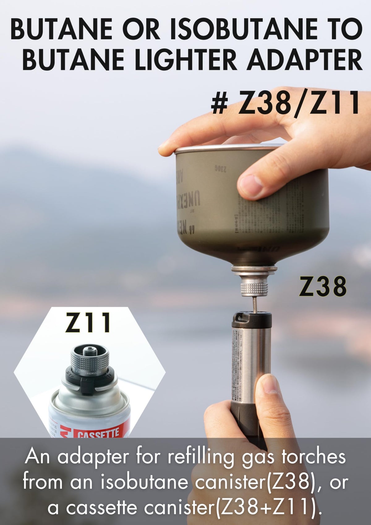 Cassette Canister to Butane Fill Adapter B5496