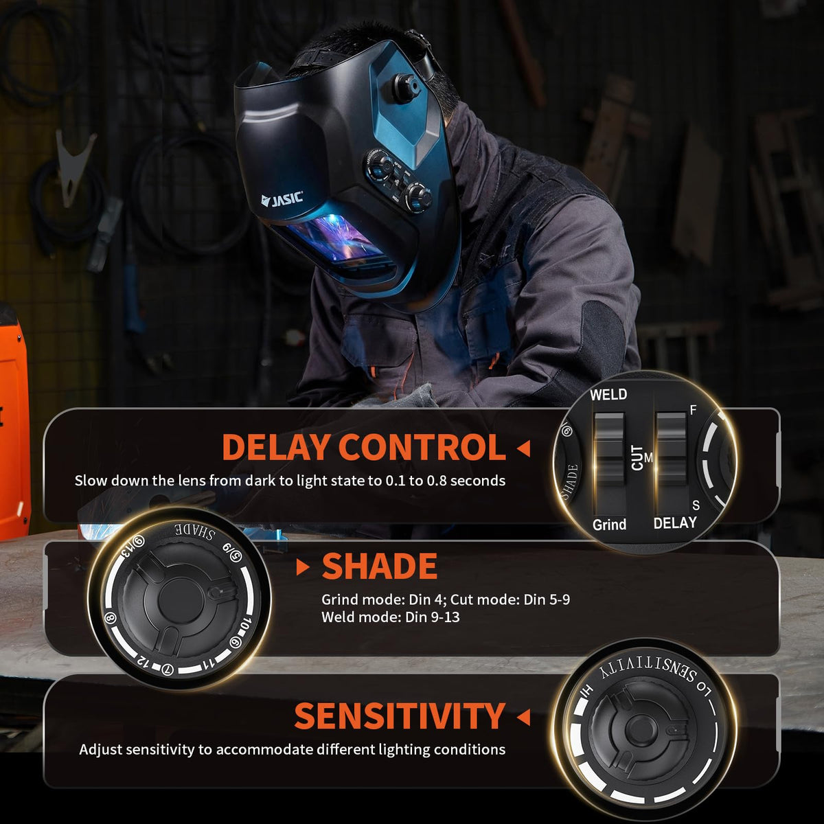 Auto Darkening Welding Helmet R16571