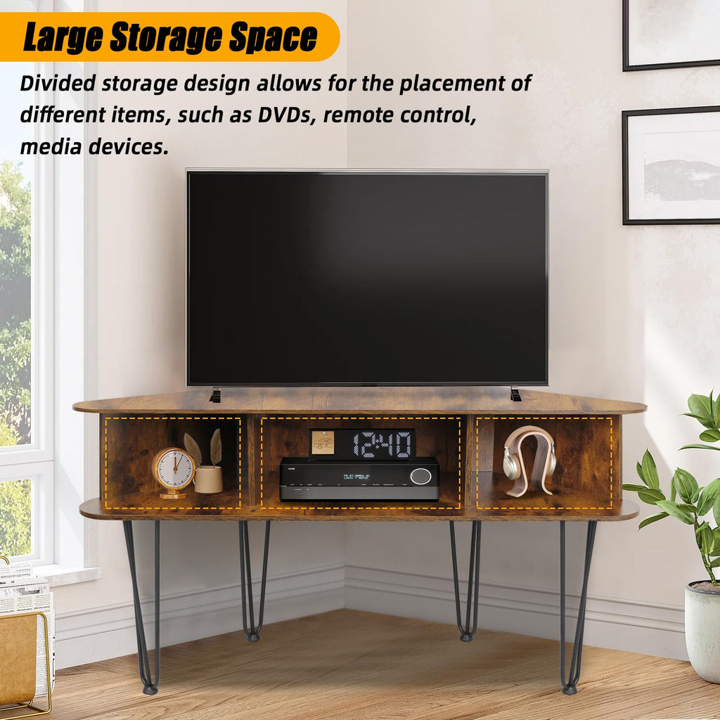 Corner TV Stand with Storage Q17258