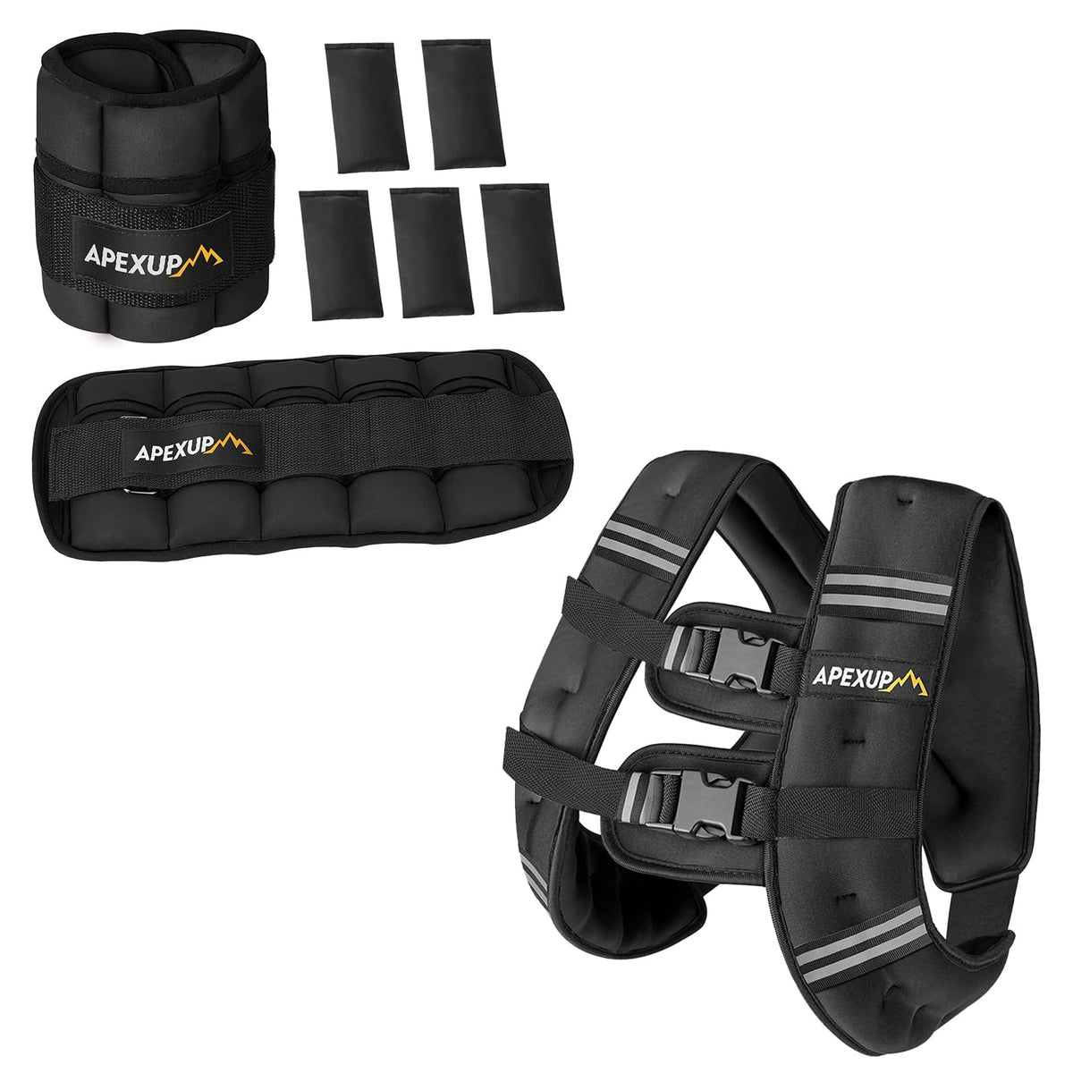 Adjustable Ankle Weights + Weighted Vest T534320