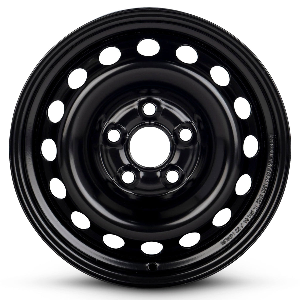16 Inch Black Steel Rim T9933
