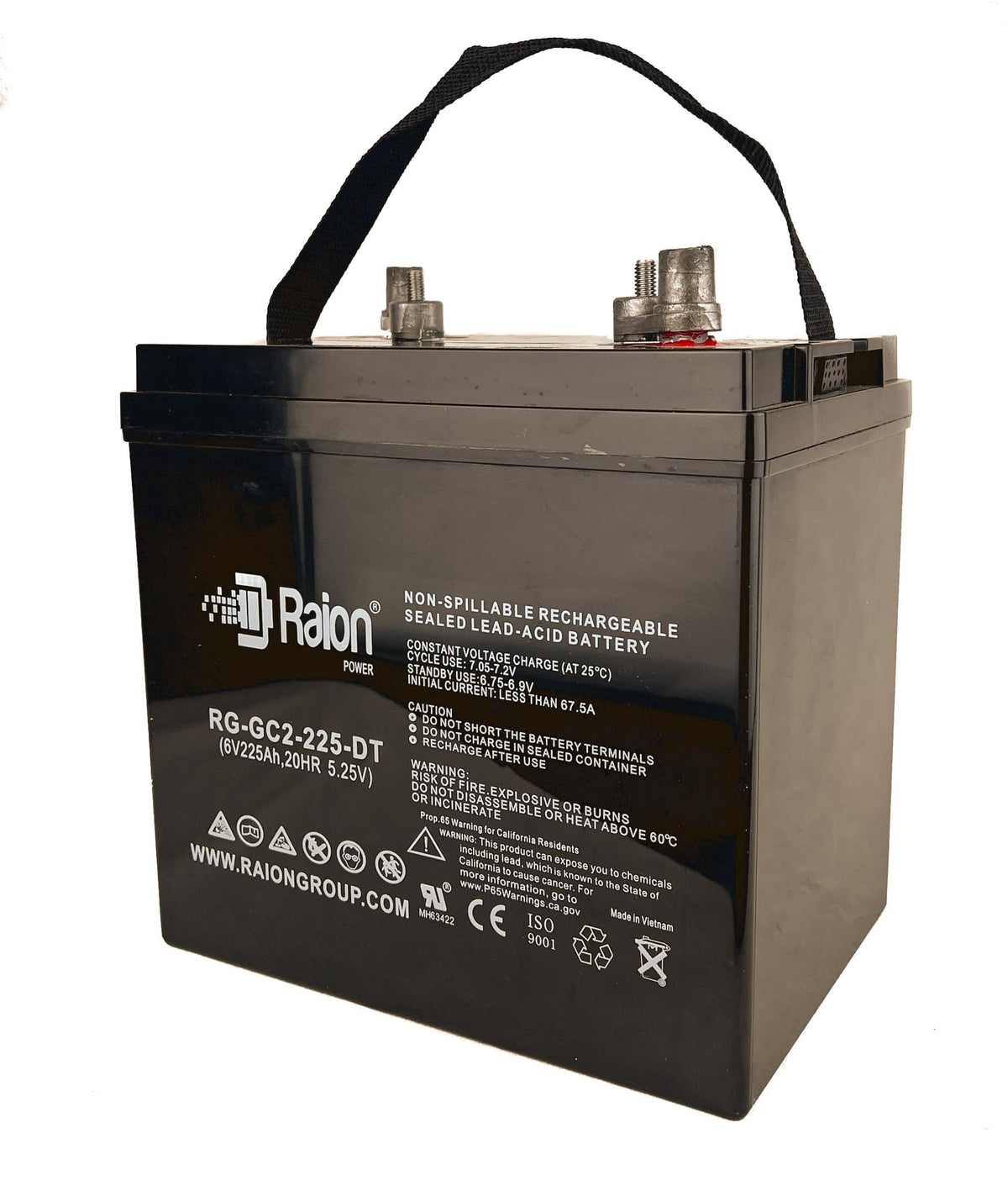 6V 225Ah Rechargeable AGM Battery 8 Pack O829085
