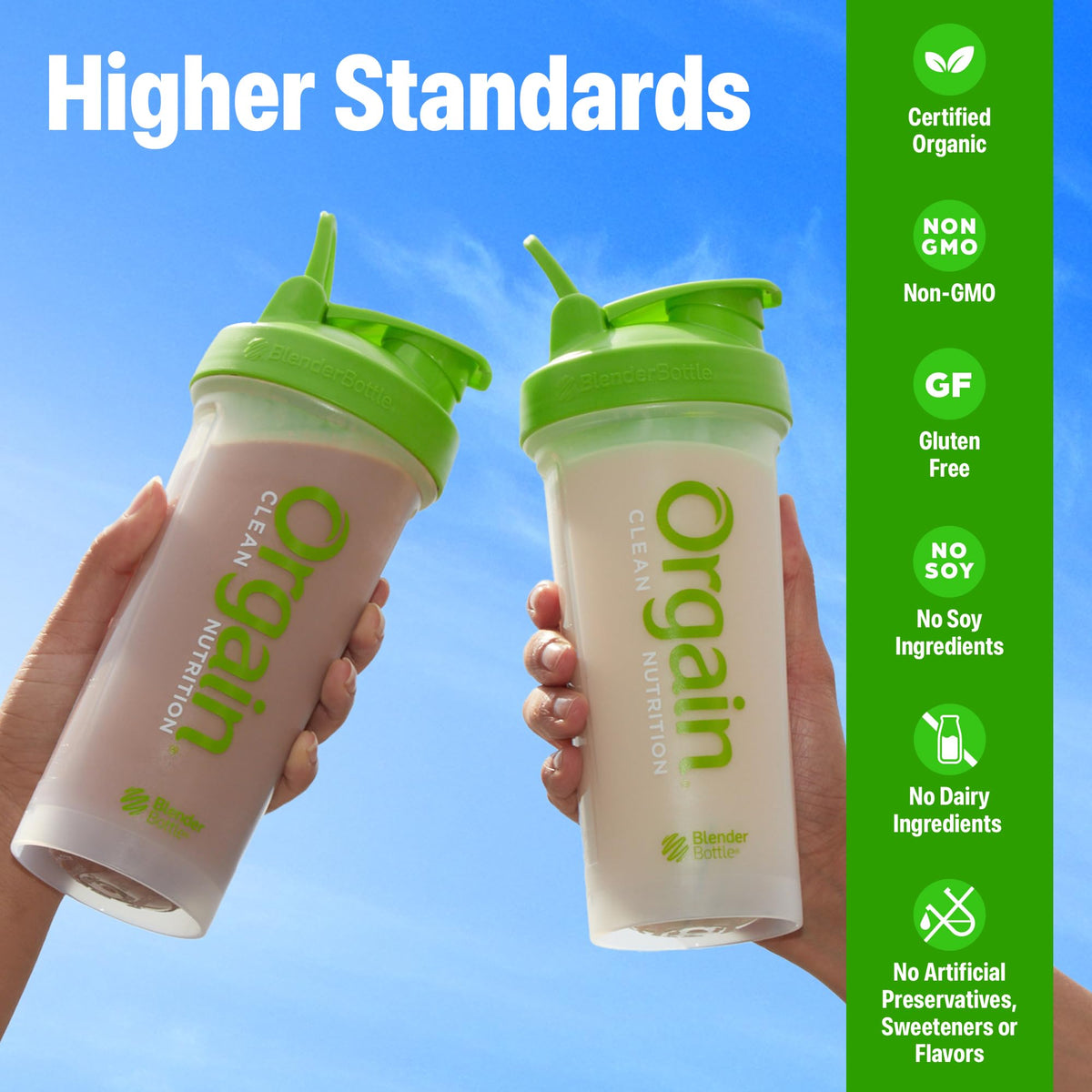 Organic Vegan 30g High Protein Powder Vanilla 2.01 lb V384198