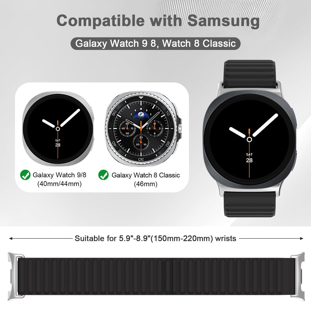 Magnetic Silicone Sport Band 40mm 44mm 46mm N4479