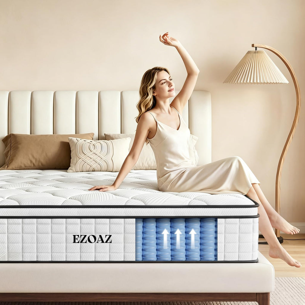 12 Inch Medium Firm Hybrid Full Mattress T873516