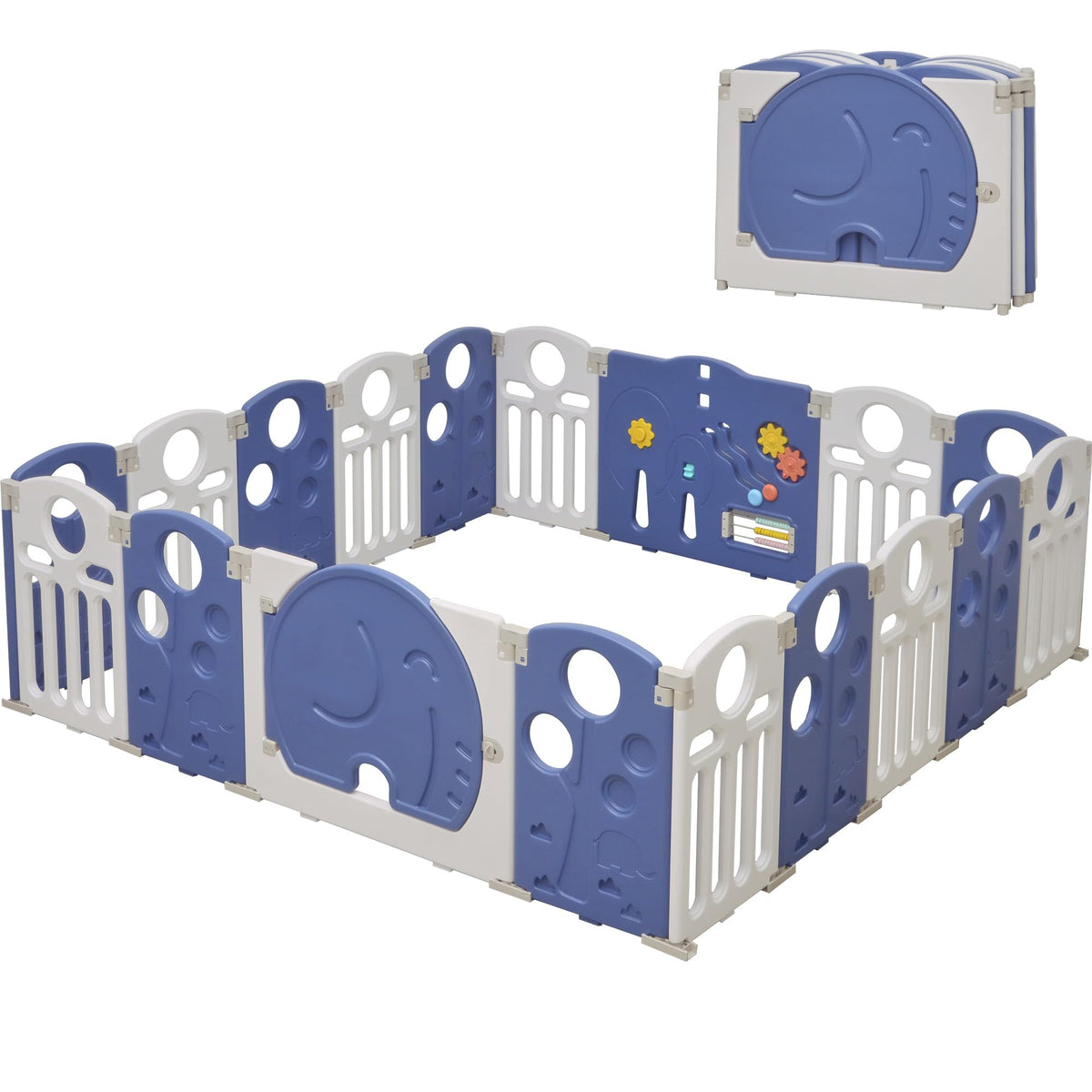 18-Panel Foldable Baby Playpen S9997
