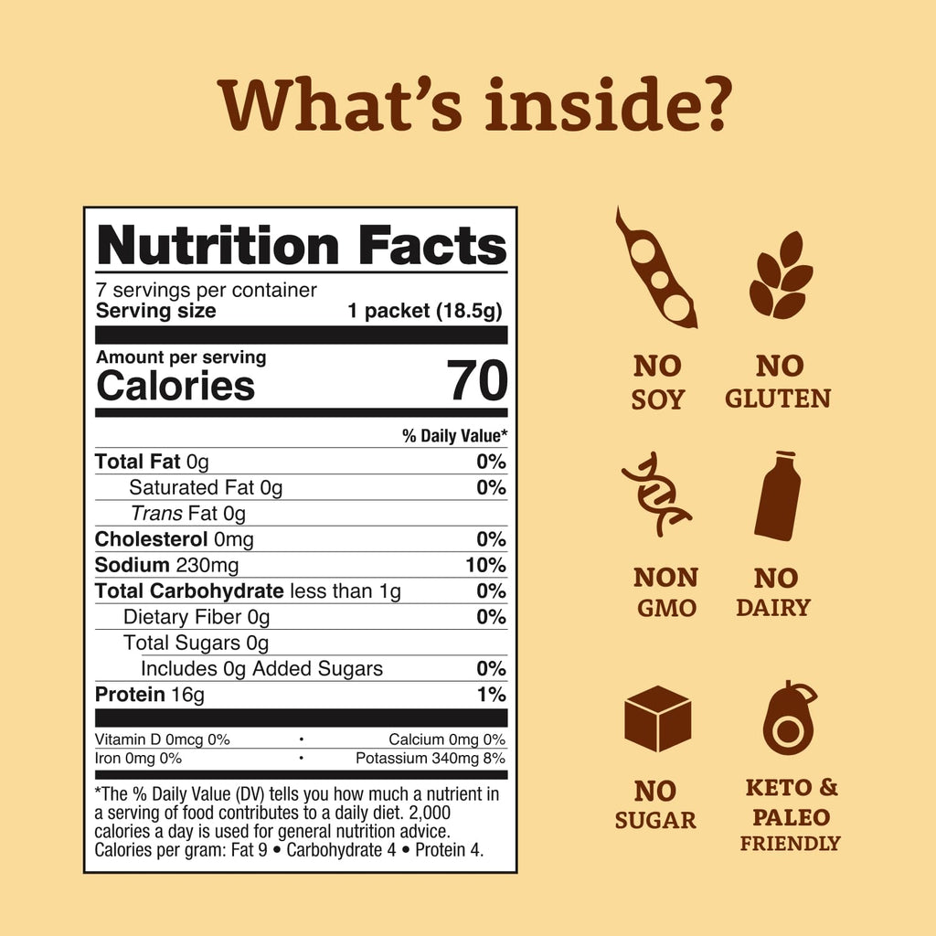 Bone Broth Packets Variety Pack 3 Boxes 21 Servings R784