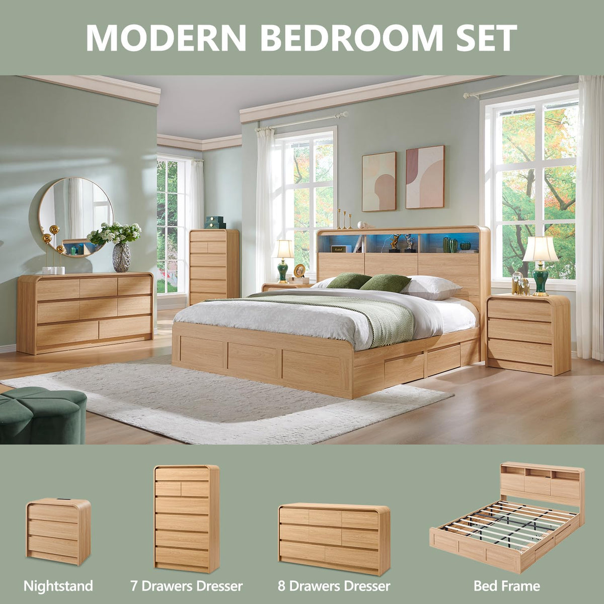 7 Drawer Dresser B43877