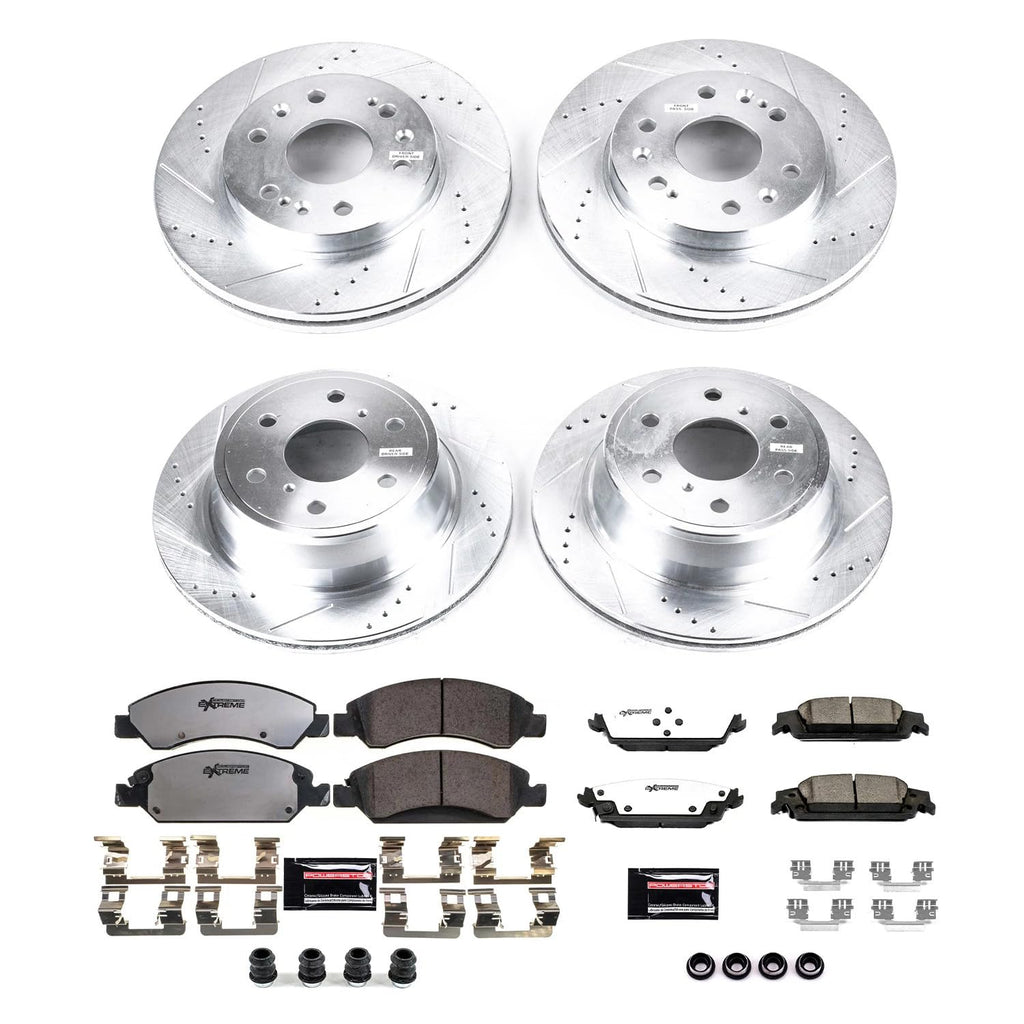 Front & Rear Brake Pad & Rotor Kit F8865
