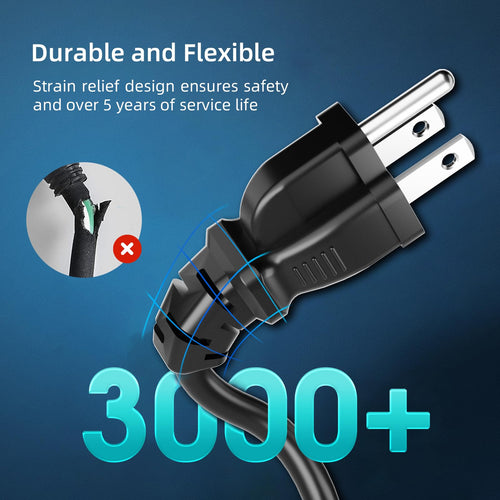 100 FT Waterproof Black 16 AWG Extension Cord S279237