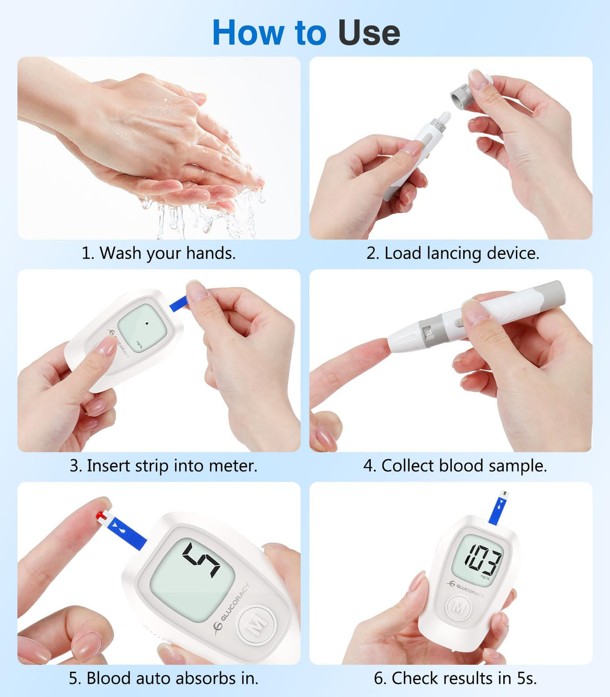 Blood Glucose Monitoring System, 100 Test Strips C2730