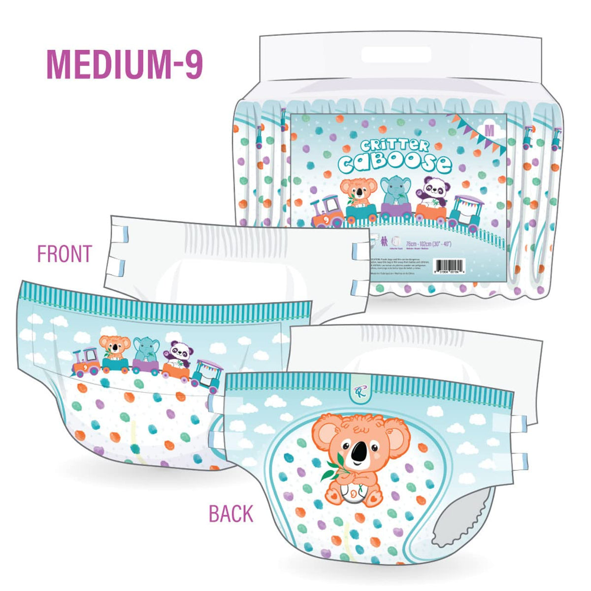 Adult Printed Diapers 12 Pack Medium A799915