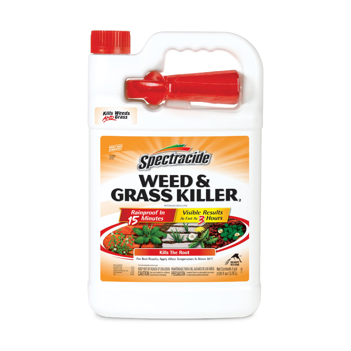 Weed & Grass Killer Ready-to-Use Spray, 1.33 Gal R963121