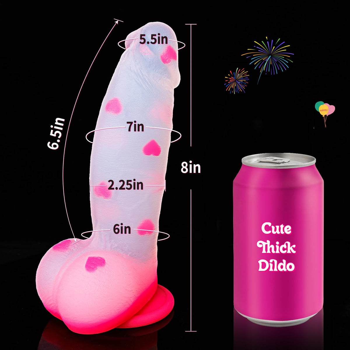 12" Thick Dildo & 8" Dildo F3703