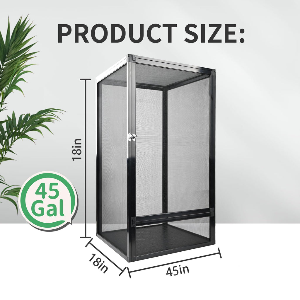 45 Gallon 32"x18"x18" Mesh Reptile Enclosure Q79082