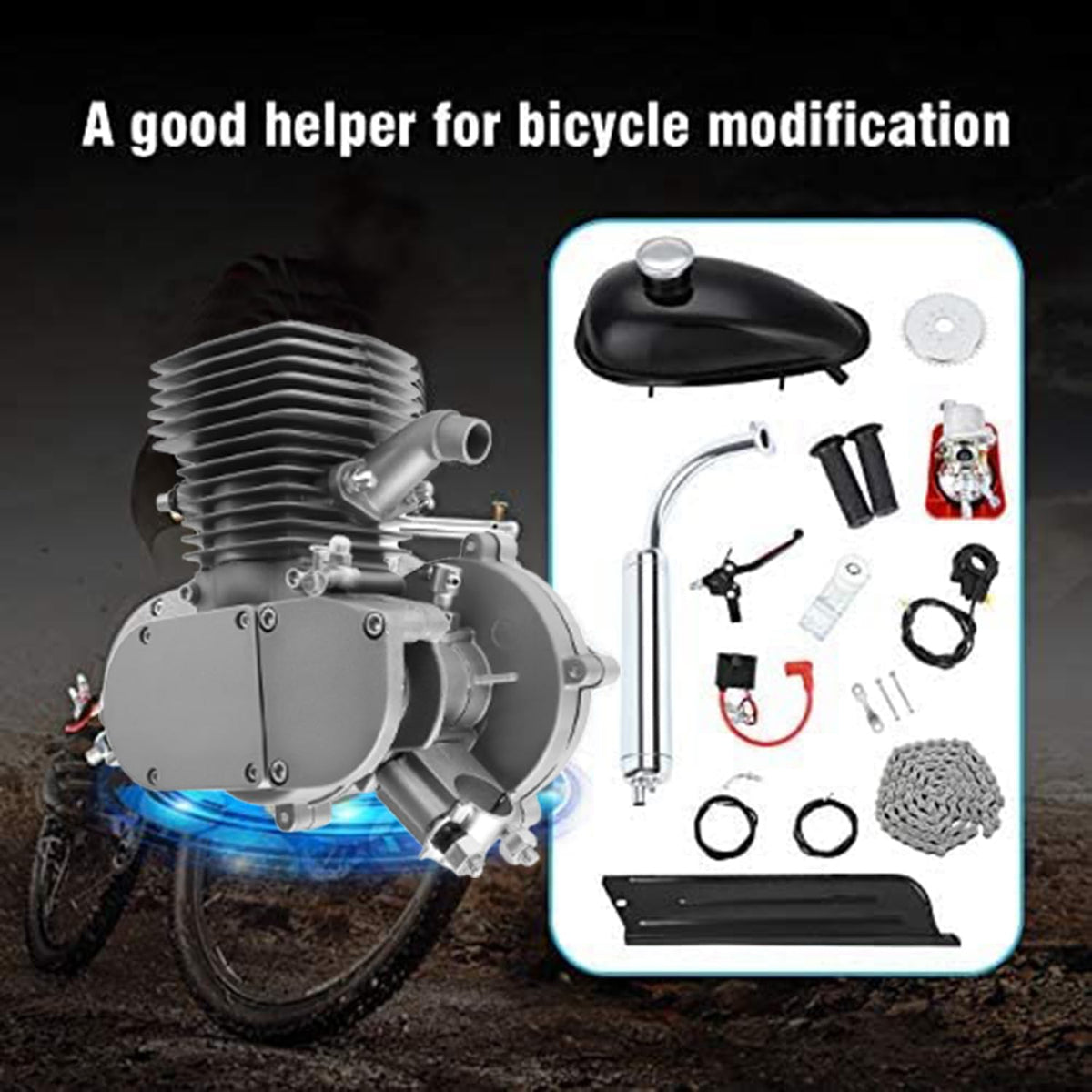 100cc 2 Stroke Bicycle Engine Kit D5119