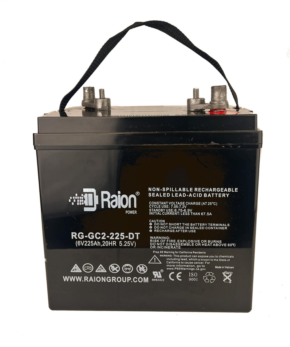 6V 225Ah Rechargeable AGM Battery 8 Pack O829085