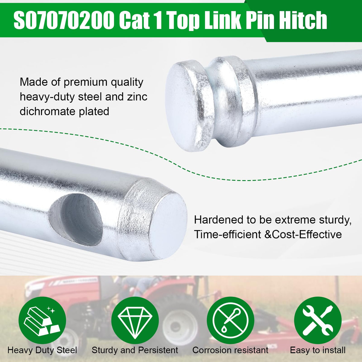 Cat 1 Tractor Top Link Pin Hitch 4 Pack G305214