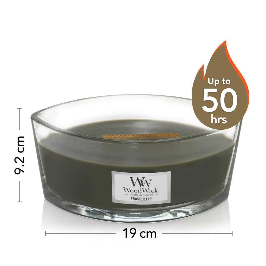 Scented Candle, 16oz Soy Blend Wax Wood Wick H456