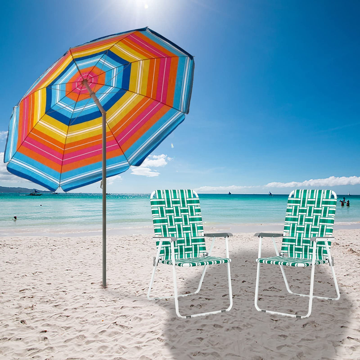 2 Pack Webbed Folding Chair Q91898