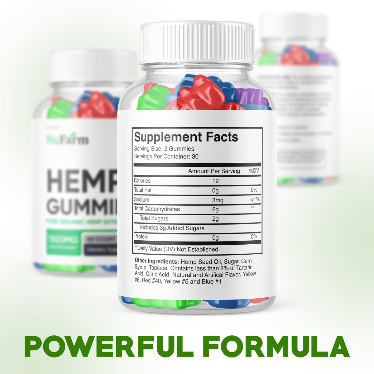Hemp Extract Gummies 25mg 60 Gummies Q8989