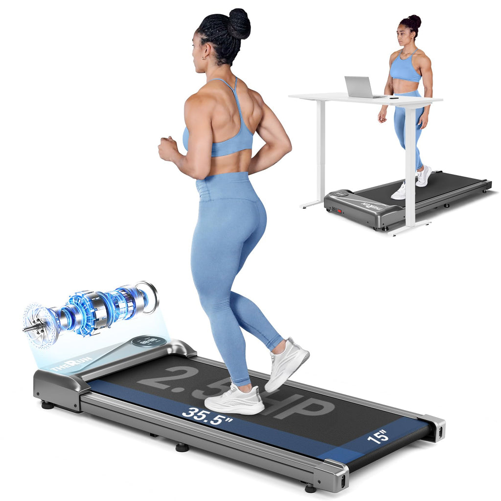 Portable Mini Treadmill 2.5HP 265 lbs Weight Capacity Y380