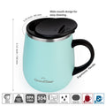 16 oz Stainless Steel Insulated Coffee Mug 2-Pack C3667