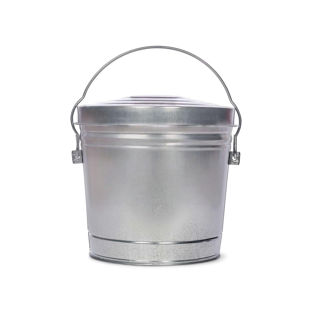 6-Gallon Galvanized Steel Storage Can with Locking Lid J102